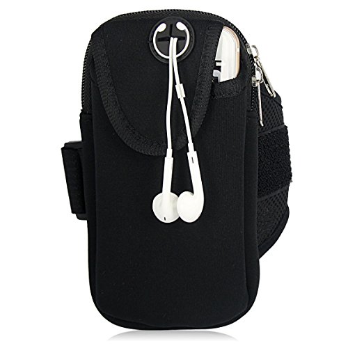 Preisvergleich Produktbild HZY Sportarmband Handyhülle universell passend für iPhone, Samsung, HTC, usw Black