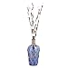 Produktbild Relaxdays Deko Flasche maritim, Bodenvase 50 cm und große Glas-Flasche mit Fischernetz Design, Jute-Kordel, Vintage Aufdruck, HBT: 50 x 23 x 23 cm, 15 L, blau