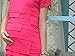 Sweet Mommy Random Tiered Maternity and Nursing Dress SO1233 NV L(12-14)