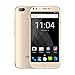 Price comparison product image Oukitel U22 Unlocked 3G Smartphone, 5.5” HD IPS Screen Android 7.0 MTK6580A 1.3GHZ Quad-core 2GB RAM 16GB ROM Dual SIM Mobile Phone with 4-Camera 2700mAh Battery Fingerprint GPS Bluetooth WIFI Cellphone (Gold)