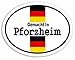 Produktbild Gemacht In Pforzheim - Germany Deutschland Flag Auto Aufkleber / Sticker For Car Bike Van Camper Decal Bumper Sign