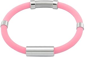 KKPLZZ Pulsera antiestática, Elimina la estática del cuerpo Correa de muñeca,Pulsera deportiva de silicona,Pulsera para el cuidado de la salud,Pulsera de pareja,Invierno Elimina la estática del cuerpo
