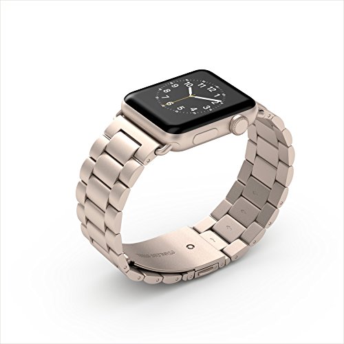 Ersatzarmband für Apple Watch Armband alle Modelle, Edelstahl mit Metallschließe, Texture-Serie/Ultra-dünne Serie - 4