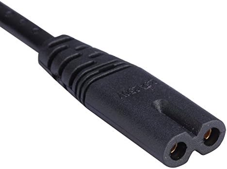 Power Cable For PS4 XBOX 360 TV 6Ft 1.8M Black