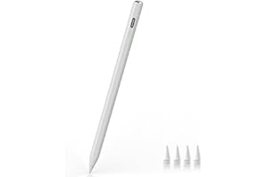 MYSTILUCK Stylus Pen for iPad (2018-2025) - 13 Minutes Fast Charging, Palm Rejection,Tilt Sensitivity, Compatible Apple iPad 11 A16/10/9/8/7/6th Gen, Pro 12.9/11/13 Inch M4, Air 3/4/5/M2/M3, Mini 5/6