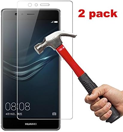 [2-Pack] Huawei P9 Screen Protector, Anderw Tempered Glass Screen Protector for Huawei P9 with 9H Hardness Anti-Scratch Anti-Fingerprint
