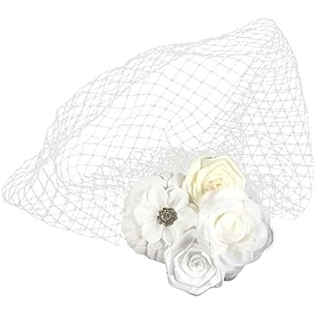 2 Stück Haarspangen Mit Herzförmigen Federn – Weißer Feder-Fascinator Für Hochzeit & Party