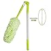 Produktbild XMSSIT Mikrofaser Staubwedel mit Verlängerungsstange 44"- 60", biegsam, Ausziehbar, Flauschiger Staubwedel, langstieliger Staubwedel für Innendach, Deckenventilator
