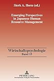 Image de Emerging Perspectives in Japanese Human Resource Management