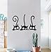 Produktbild Drei Katzen Niedlichen Tier Haushalts Zimmer Fenster Wandaufkleber Wandbild Dekor Aufkleber Abnehmbar