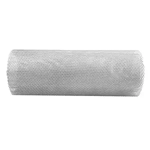 Street27 1PC Car Front Hood Bumper Grill Grille Mesh Cover Trim Rhombus Style Silver