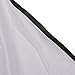 Pixnor Beard Apron Gather Cloth Bib Facial Hair Trimmings Catcher Cape Sink (White)
