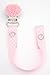pacifier dummy holder clip for girls (pink polka dots -flower)