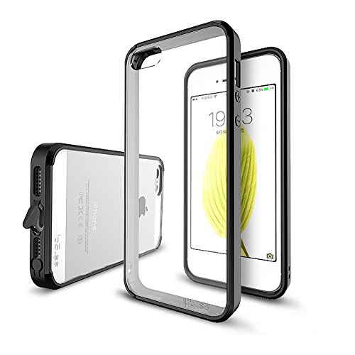 Funda para iPhone 5 5S SE CLOUDSTOO Alta TPU Funda para Protecci n Gota y Choque Absorci n Trasera Dura Carcasa Parachoques- COLOR NEGRO reviews Funda para iPhone 5 5S SE CLOUDSTOO Alta TPU Funda para Protecci n Gota y Choque Absorci n Trasera Dura Carcasa Parachoques- COLOR NEGRO