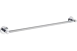 GRIFEMA IBIZA-G30101 Barre Porte-Serviettes Unique (60CM), Accessoires de Salle de Bain, Laiton/Chrome