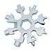 Produktbild LUEX 18-in-1 Edelstahl Multi-Tool, Snowboard Multi-Tool, Schraubendreher Werkzeug Dosenöffner Anti-verlorene Werkzeug Schlüsselanhänger Incredible Tool für militärische Enthusiasten und Outdoor-Tools