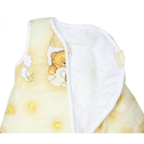 Baby Schlafsack Kinderschlafsack Wattiert Ganzjahres Babyschlafsack ohne Ärmel - 4