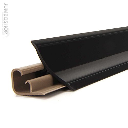 150cm Küchenabschlussleiste Küchenleiste Wandabschlussleiste -- 23 x 23mm LB23-619 SCHWARZ -- Abschlussleiste DPD Küchen Arbeitsplatten