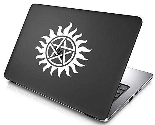 Preisvergleich Produktbild Supernatural gestanztes Vinyl Aufkleber MacBook Laptop Aufkleber Weiß