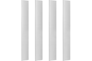 PH PandaHall Barra plana de aluminio cuadrada de 4 cm de ancho, barra de aluminio de 30 cm de largo, 3 mm de grosor, 6061, rectangular, para manualidades, mecanizado, corte, soldadura, 4 piezas