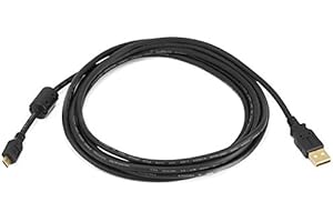 AAA Products Active Pro - Extra Long Gold plated USB Play and charge cable for Sony Playstation 4 / PS4 / PS4 Pro Controller - Length = 3 metres / 9.8 feet - ONE CABLE