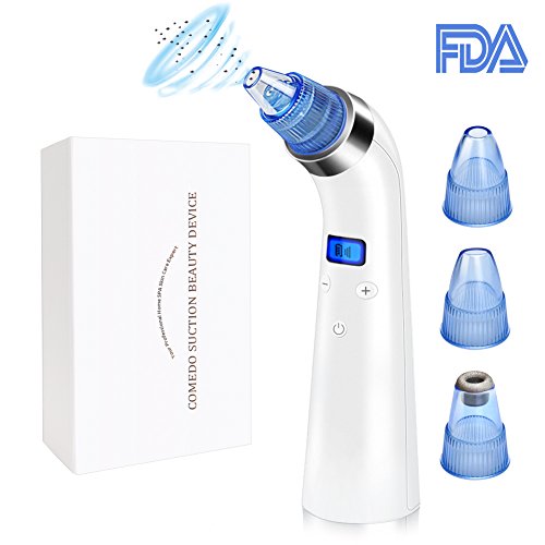 Prime Day Deal Blackhead Remover, Baseus Facial Pore Cleanser Electric Blackhead Vacuum Suction Removal No Bruising, Acne Extractor Tool Set, Comedo Microdermabrasion Exfoliating Machine for Women and Men