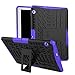 Produktbild XITODA Huawei MediaPad T3 10 Fall, Armor Style Hybrid PC + TPU Schutzhülle mit Ständer für Huawei MediaPad T3 10 9.6-inch Tablet 2017 Release Cover Schutz violett