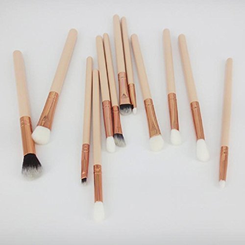 Vovotrade 12 PCS kosmetischer Bürsten Verfassungs Bürsten Satz Kits Werkzeuge - 4