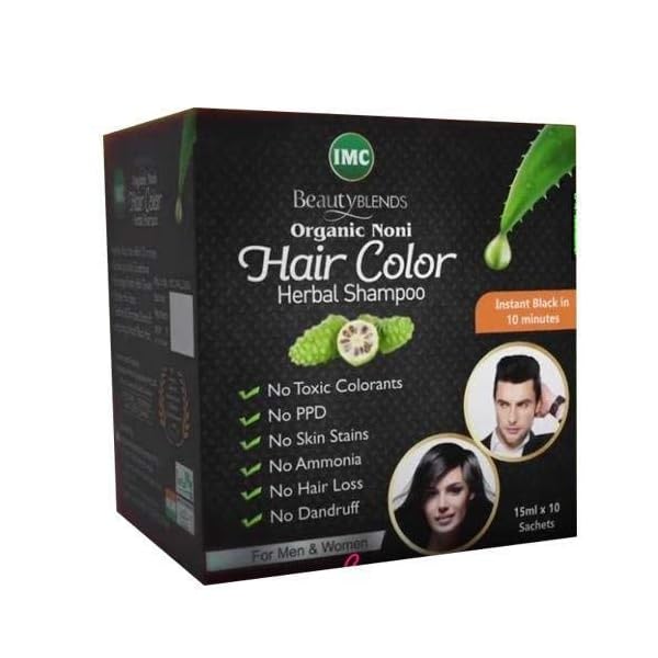 Imc Hair Colour Shampoo Enriched With Noni Ext Aloevera Olive
