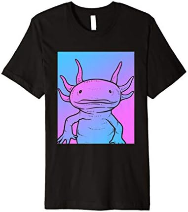 Vaporwave Zoo ShirtsVaporwave Axolotl Aesthetic T-Shirt - Pastel Goth Salamander