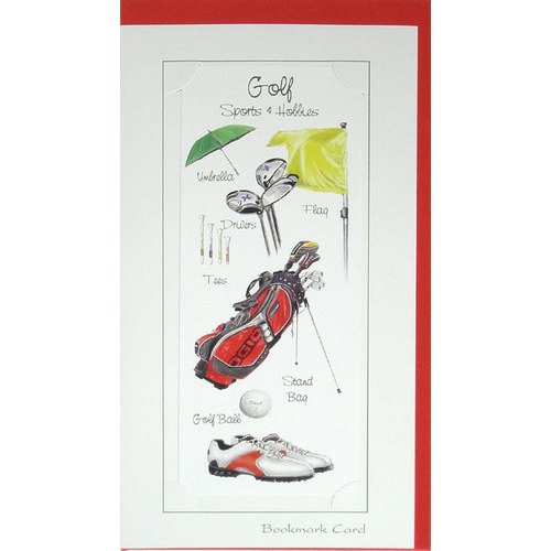 Marque-page carte de golf