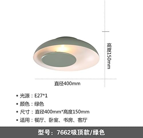 Tsqqst PendantLights The Single Head Bar Chandelier Macarons Restaurant Lights Modern Minimalist Stair Lamp Table Lamp Creative Personality,A Green Roof