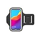 Produktbild Huawei Honor 7C Armband hülle Universal Sportarmband Brassard laufen Sportarmband Running armband Hülle Tasche Schlüsselhalter Wasserdicht Sweat Proof Schlüsselhalter Joggen, Radfahren, KlettereiFitnesstraining, Training, bei Reisen, Lesen, Kochen, Putzen, Gartenarbeit, Angeln oder in der Hausarbeit usw Handys Armtasche für Huawei Honor 7C(Schwarz)