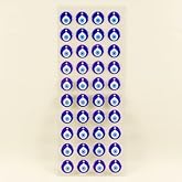 PARTİ VİTRİNİ Nazar Boncuğu Sticker 40 Adet 1.3 cm X 1.4 cm