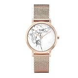 Cluse Damen Analog Quarz Uhr mit Edelstahl Armband CL40007