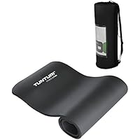 Tunturi 14TUSFU178 Tappetino Fitness - Tappetino Yoga Nbr - Nero, Unisex &ndash; Adulto, Black, Taglia Unica