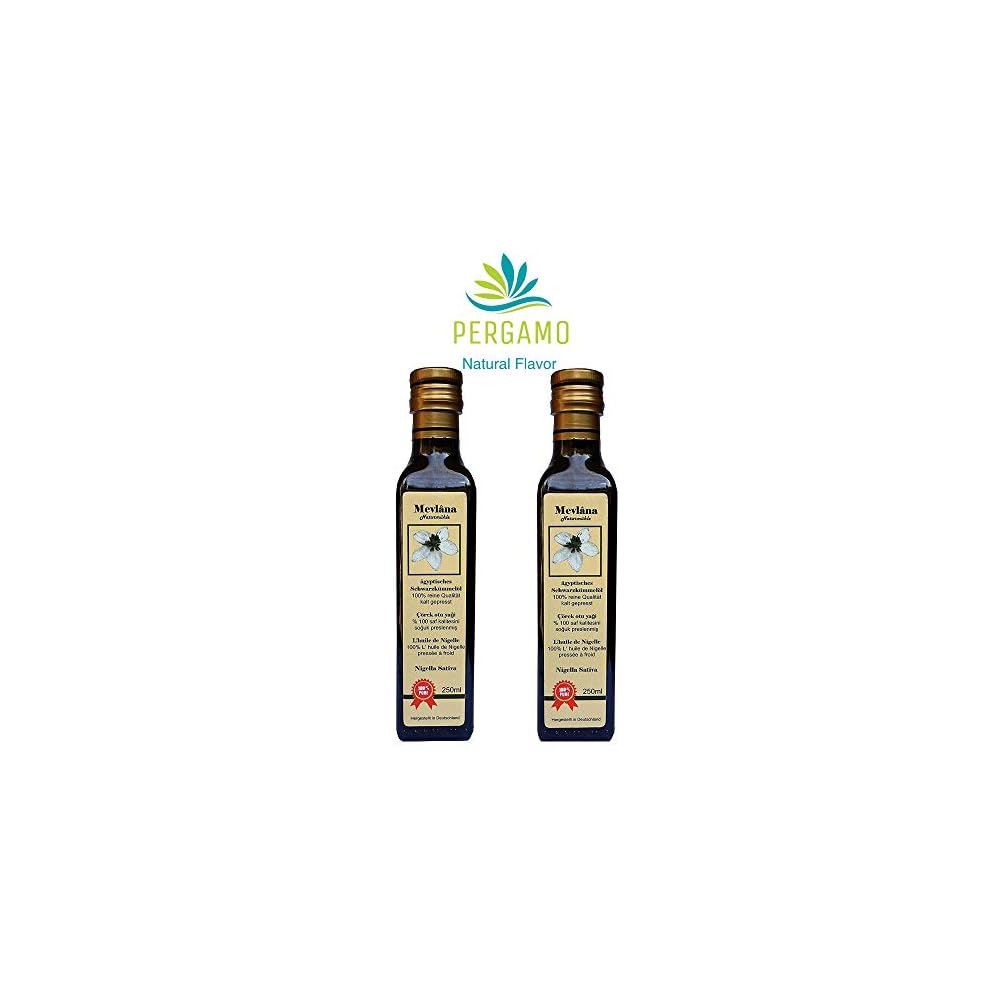 2 Stck Mevlna 100 Naturreines Gyptisches Schwarzkmmell 250 Ml Gefiltert