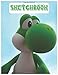 Produktbild Sketchbook: Cute Mario Sketchbook for Kids to Sketching, Whiting, Drawing, Journaling and Doodling (8.5x11 Inch.) 150 Blank Pages for Children (Green&Blue Pattern)
