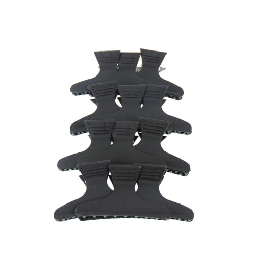 Preisvergleich Produktbild Mezzo Krokodil-Haarklammern, große Ausführung, 12 Stück