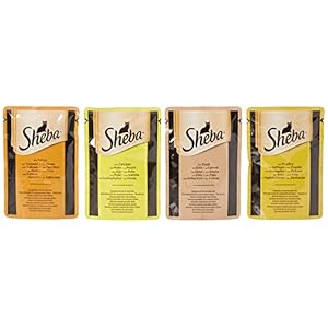 Sheba Fine Flakes – Bolsas para gatos, Paquete de 40 x 85 g