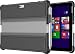 Produktbild Incipio Octane Pure Case für Microsoft Surface Go - von Microsoft zertifizierte Schutzhülle [Kickstand Kompatibel I Verstärkte Ecken I Stylus Halter] - Transparent Dunkel MRSF-126-SMK