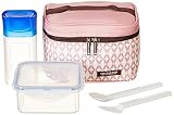 lock and lock bento lunch bags Set 3 Piece with Insulated Stripe Bag and Water Bottle, Pink RS.1749 (40.00% Off) - Amazon