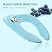 Jerrybox Foldable Travel Potty Seat for Babies, Toddlers Potty Seat, Toilet Training with Carrying Bag (Blue)