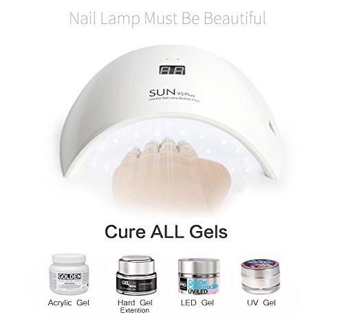 Duomishu Nageltrockner 9s Plus Nagellacktrockner 18 UV-Nagellampen 36w LED Lampe mit LCD-Display Nail Art Malerei Salon Werkzeuge perfekt und professionell für Nagelstudios zum Trocknen oder Polieren von Nägeln (unterstützt USB-Lade Perfekt Geschenk zum Valentinstag) ) - 6