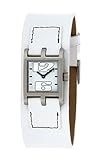 Bruno Banani BR21068 Damen Armbanduhr, Lederband Farbe Weiß