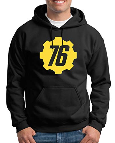 Preisvergleich Produktbild Touchlines Merchandise Vault 76 Tec Inc Kapuzenpullover Herren S Schwarz
