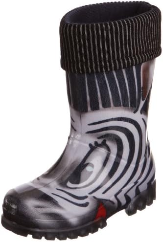 Toughees Shoes Kids Warm Fleece-sock Zebra Wellies Wellingtons Boot