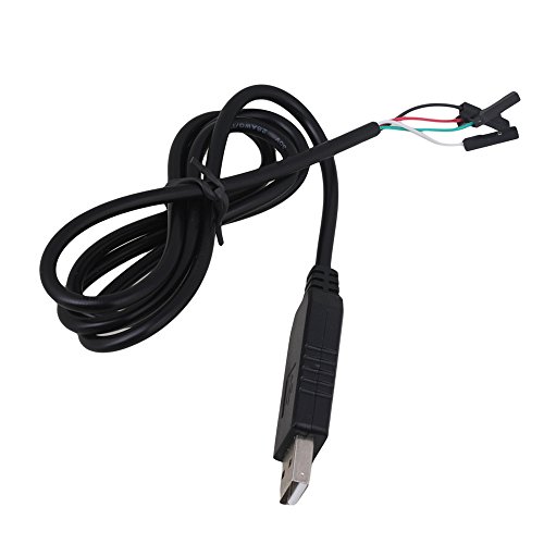 cnbtr schwarz Windows 8 unterstützt Debug Kabel für Programmierung USB zu TTL RS232 Serielles Kabel