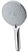Produktbild Sanifri 470010841 Handbrause XL Moon III, 140 mm, 3-strahlig, verchromt mit Antikalknoppen