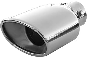 Auspuffblende Endrohr Auspuff Universell Schalldampfer Sport Oval Sportauspuff Endrohrblenden Blende Edelstahl AutoHobby